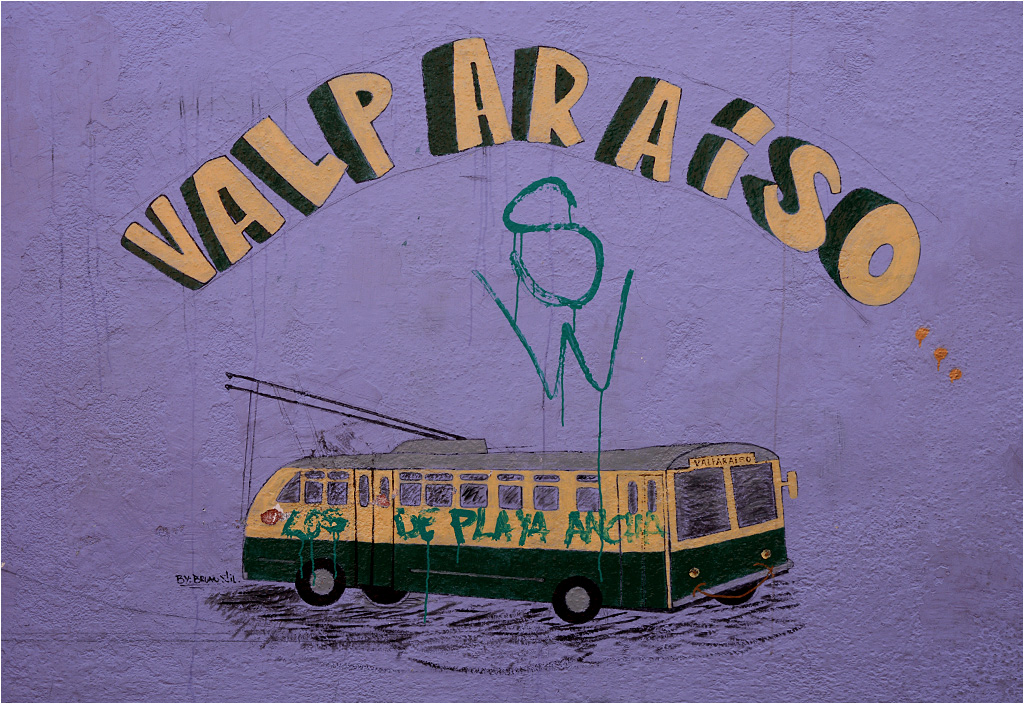 Valparaíso i trolejbus - to niemal synonimy!