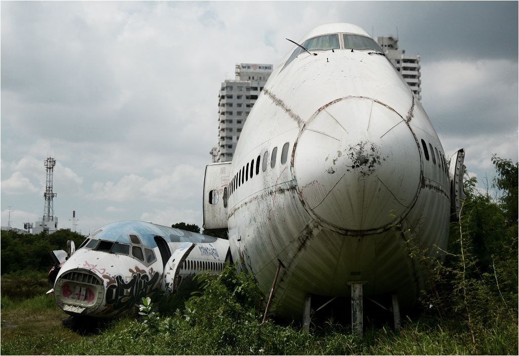 Cmentarzysko samolotów w Bangkoku