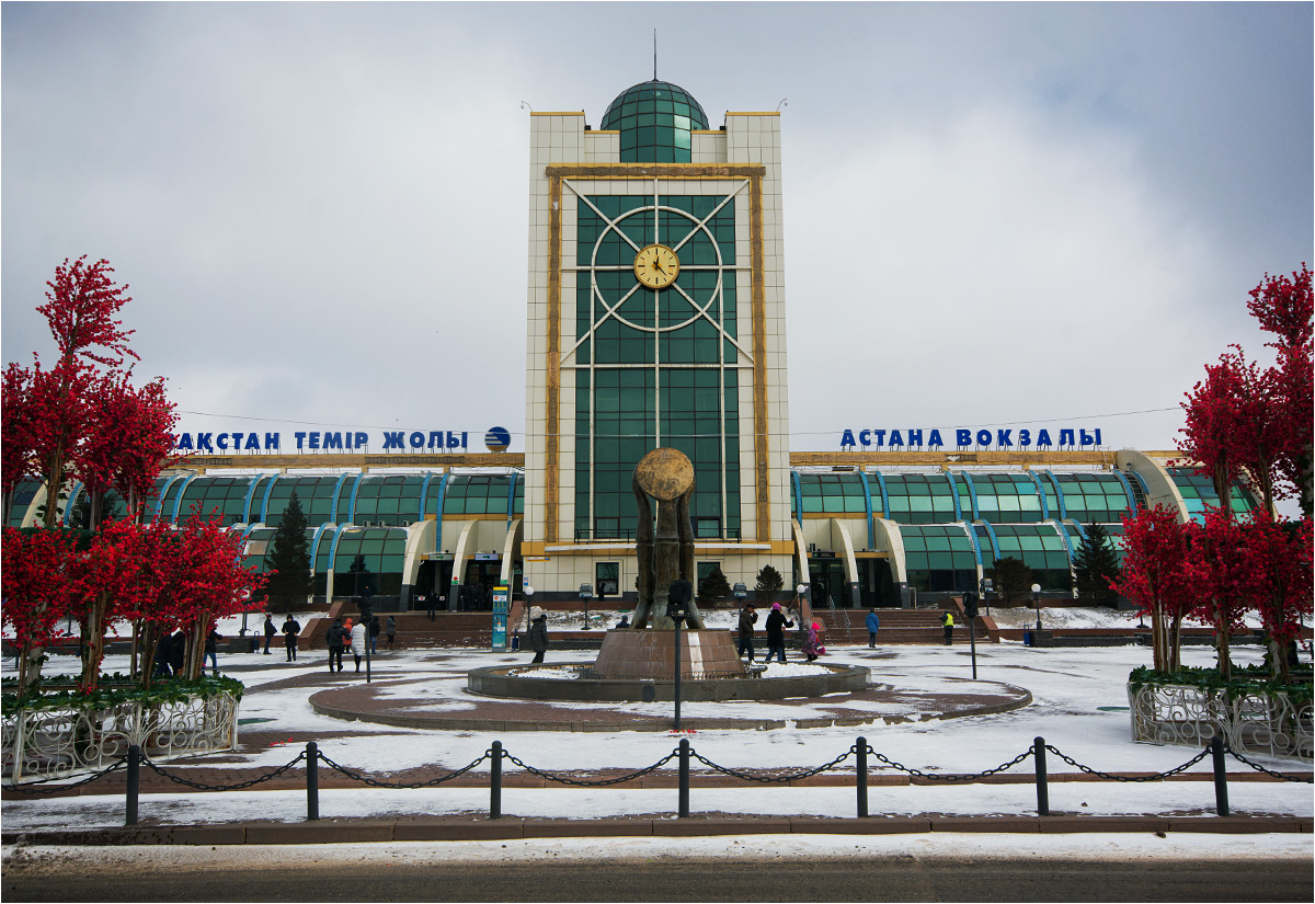 Budynek starego dworca Astana-1